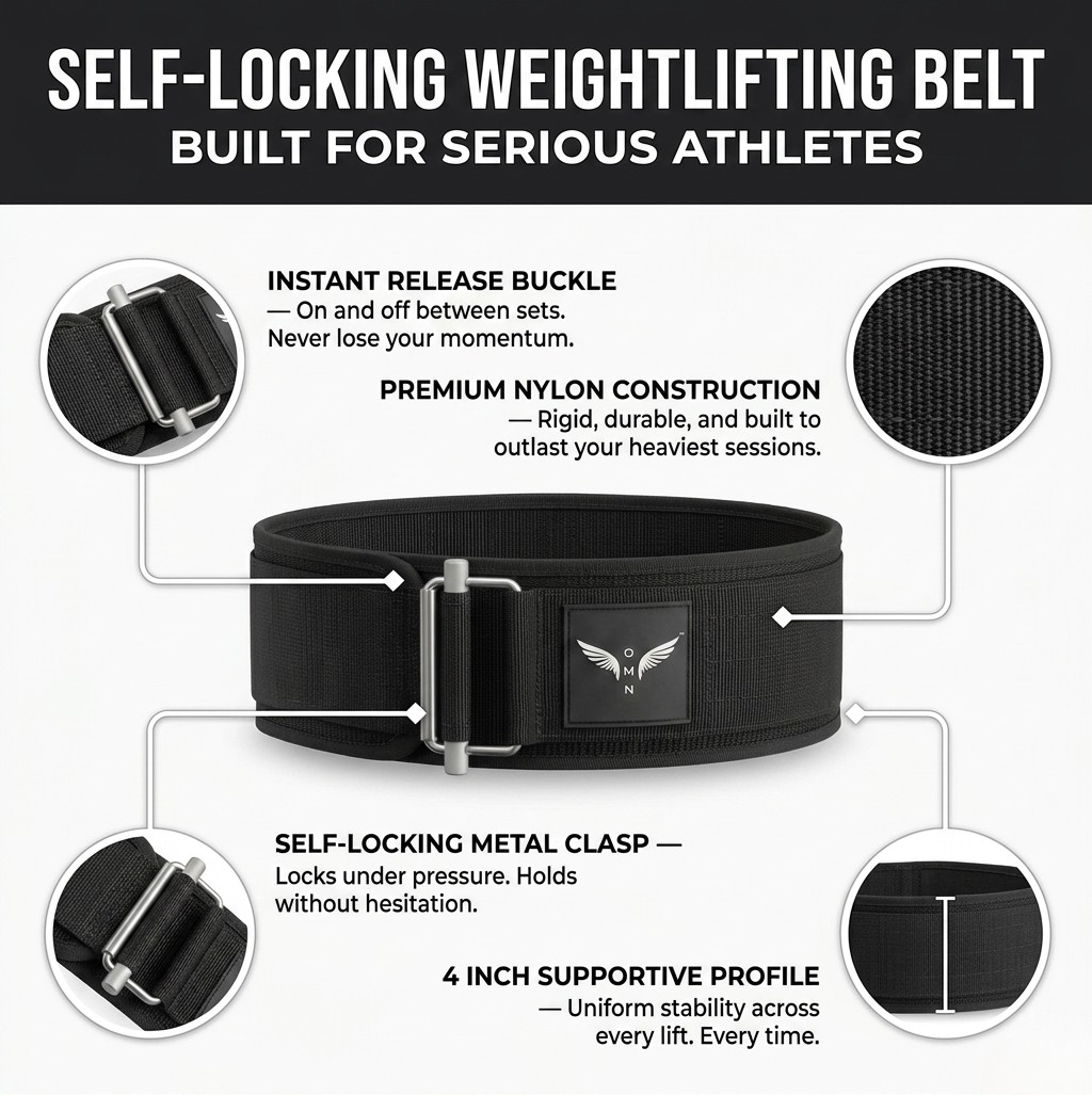 OMN WEIGHTLIFTING BELT